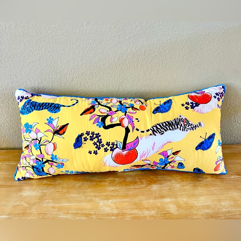 DVF for Target ~ Charlotte's Garden 14"x30" Lumbar Pillow Diane Von Furstenberg